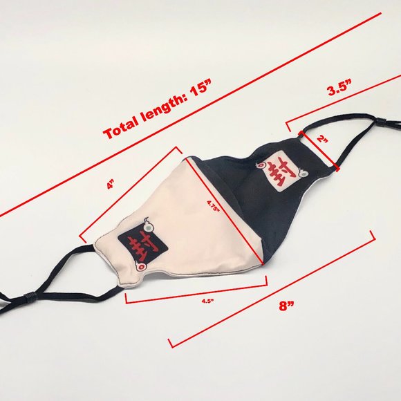 Toilet bound hanako-kun handmade face mask - Picture 3 of 7